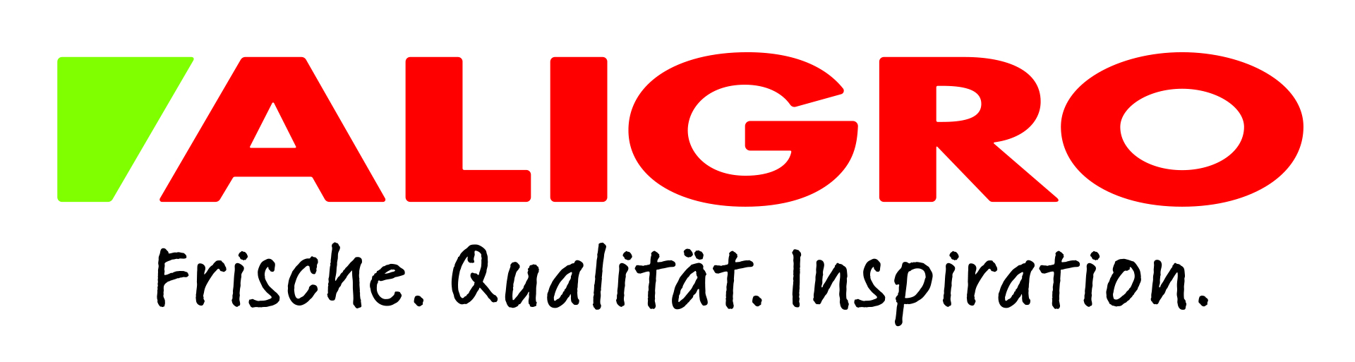 ALIGRO Logo mit Claim, CMYK